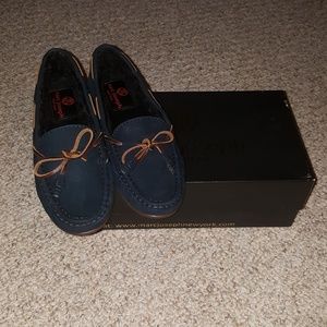 NEW Marc Joseph 'Rockerfeller' Navy Slip-On